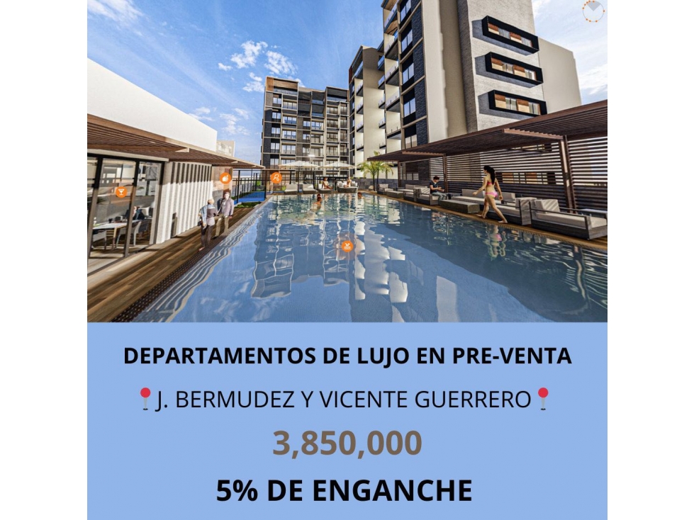 Depa de lujo. Complejo ENCELIA