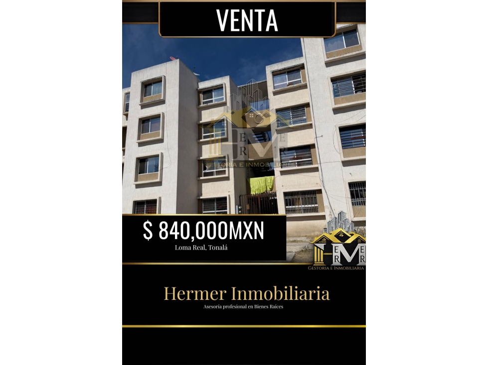 Depa en venta en loma real, Tonalá - 1