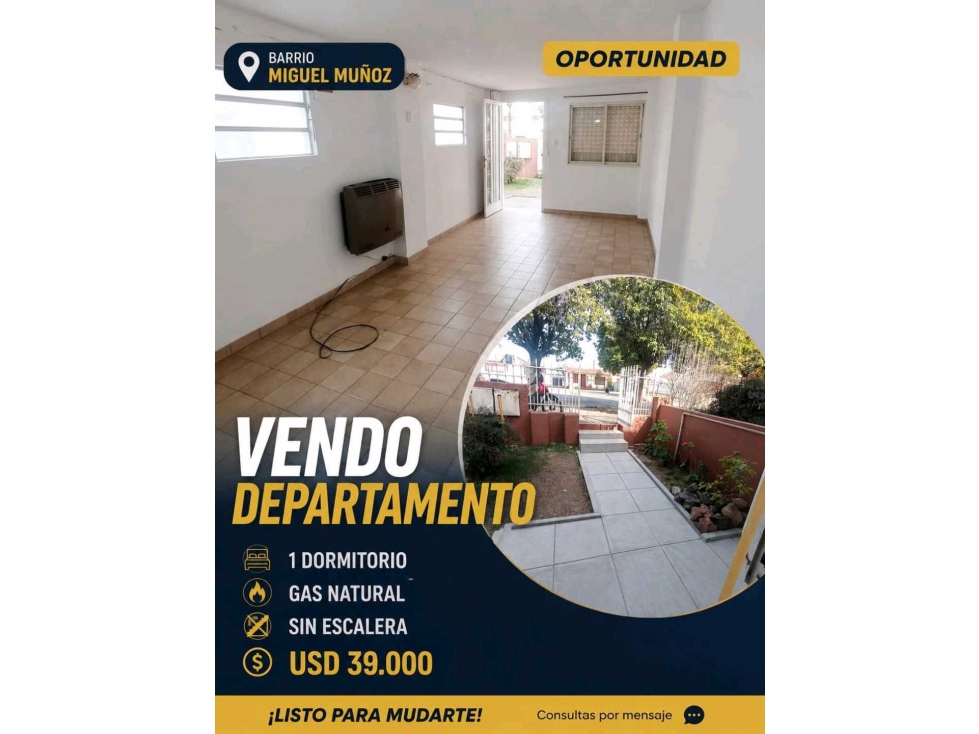 Departamento 1 dormitorio en venta - Barrio Miguel Muñoz, Carlos Paz - 2