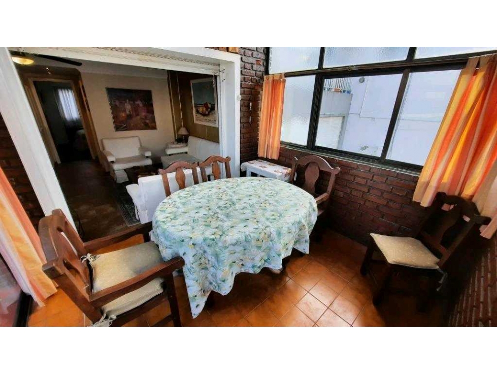 Departamento 2 ambientes con vista al mar y cochera/tucuman 2200 - 2