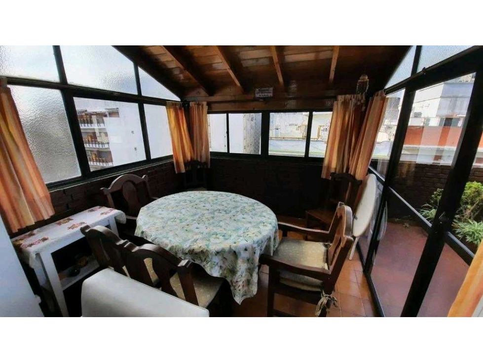 Departamento 2 ambientes con vista al mar y cochera/tucuman 2200 - 3