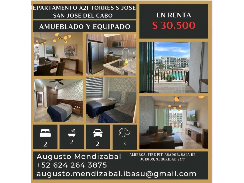 Departamento A21Torres San Jose. San.Jose del Cabo - 1