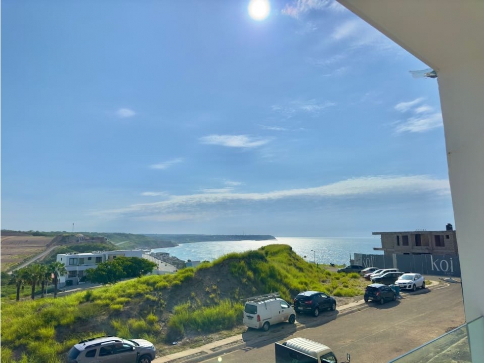 DEPARTAMENTO AMOBLADO VISTA AL MAR 3 DORMITORIOS EN TORRES ELIT, MANTA — foto 2