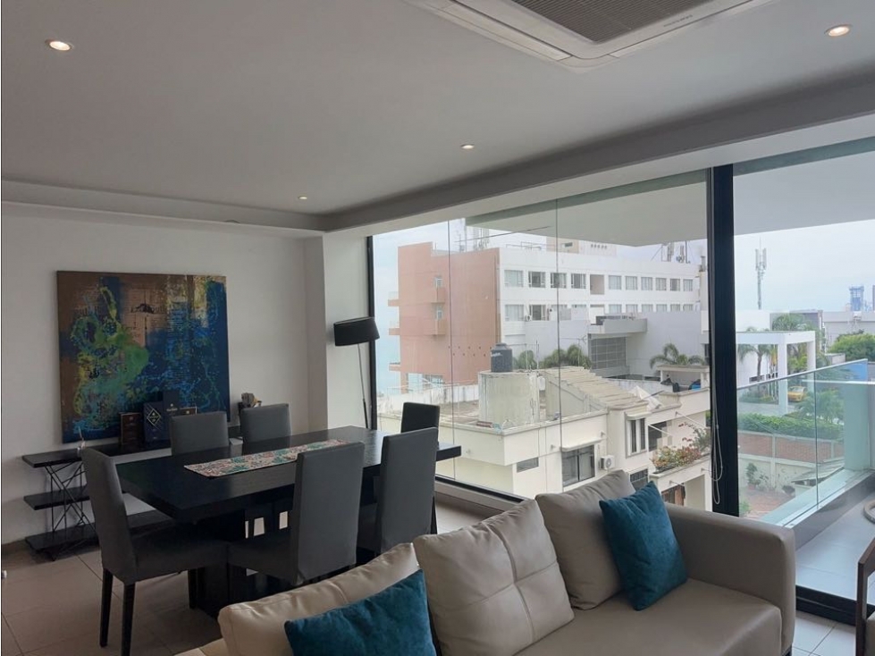 Departamento Amoblado Vista al Mar edificio Poseidon de - 2