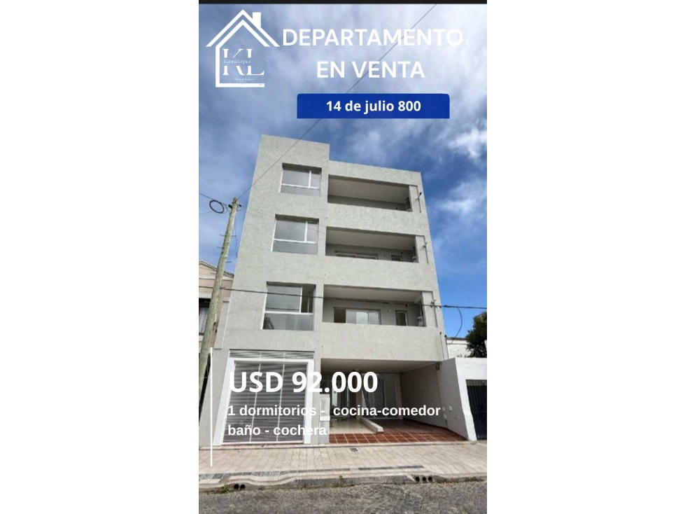DEPARTAMENTO CENTRICO EN VENTA - 1