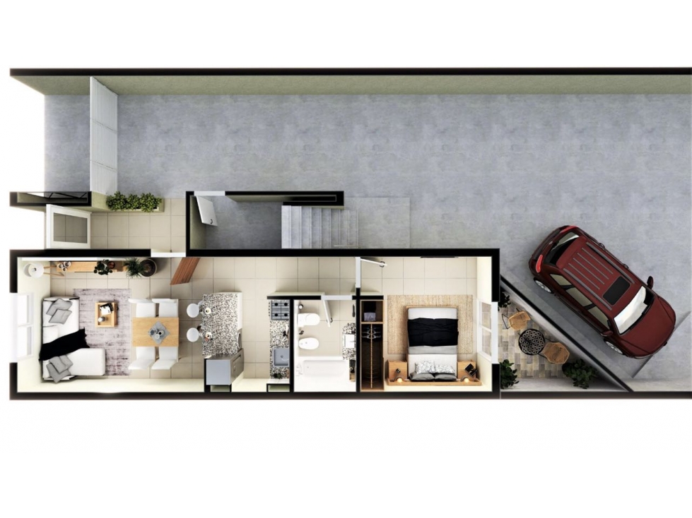 DEPARTAMENTO EN POZO EN VENTA TANDIL - 2