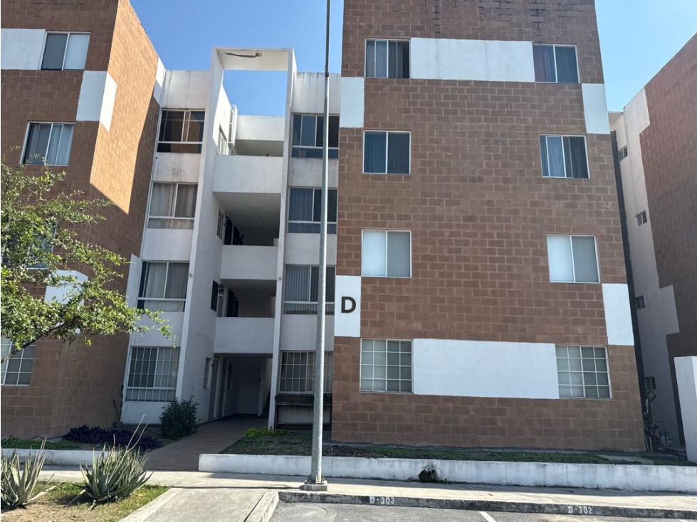 DEPARTAMENTO EN RENTA EN NOVUS SENDERO EN ESCOBEDO EQUIPADO O SEMIAMUE - 1