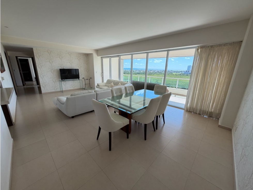 DEPARTAMENTO RENTA 3 REC EN RESD ISOLA PUERTO CANCÚN CON O SIN MUEBLES