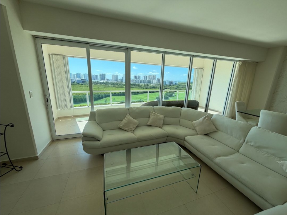DEPARTAMENTO RENTA 3 REC EN RESD ISOLA PUERTO CANCÚN CON O SIN MUEBLES — foto 4