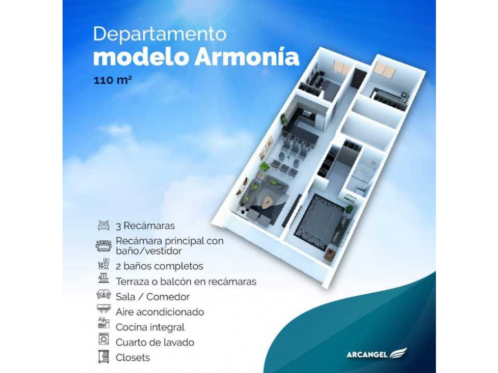 Departamento en venta en Arcangel Residencial — foto 5