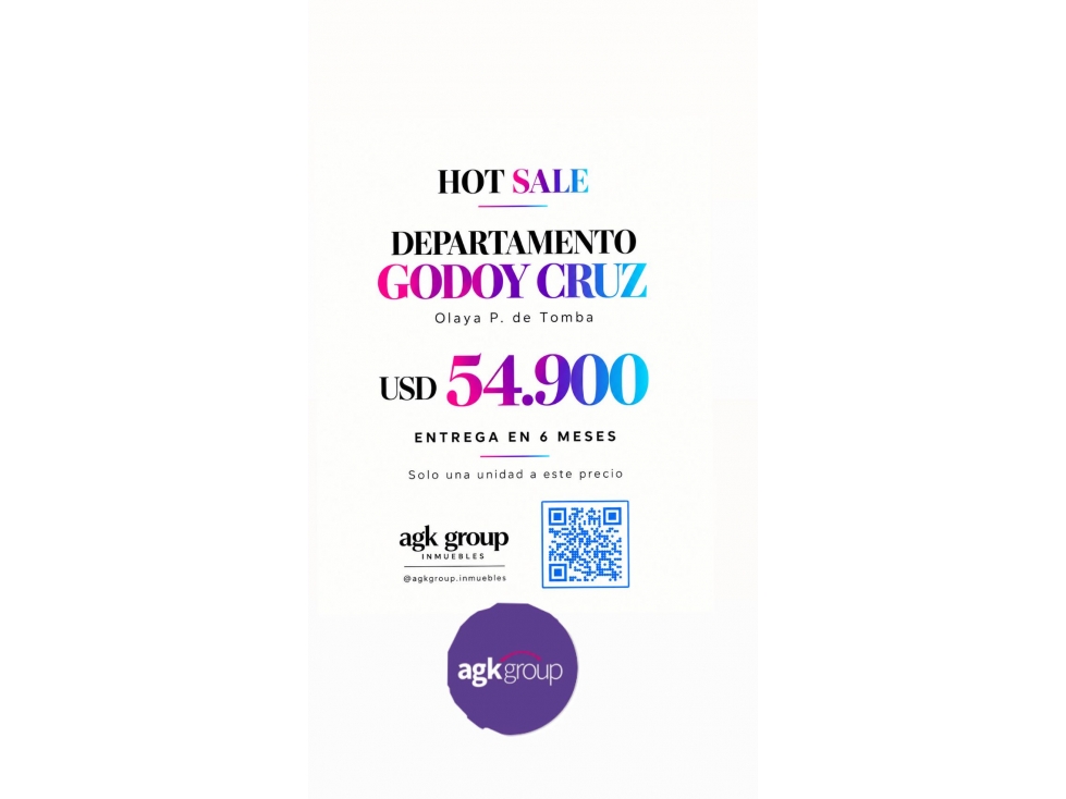DEPARTAMENTO PREVENTA EN GODOY CRUZ