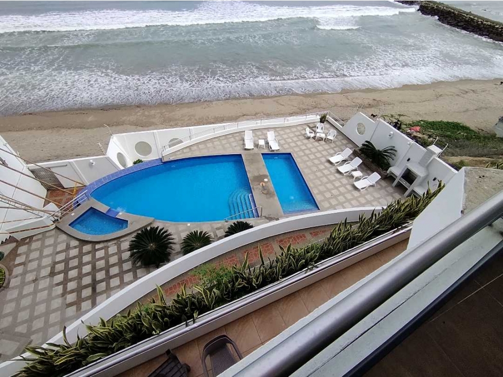 Dept. exclusivo en venta de 3 hab en primera linea del mar VBRAVO