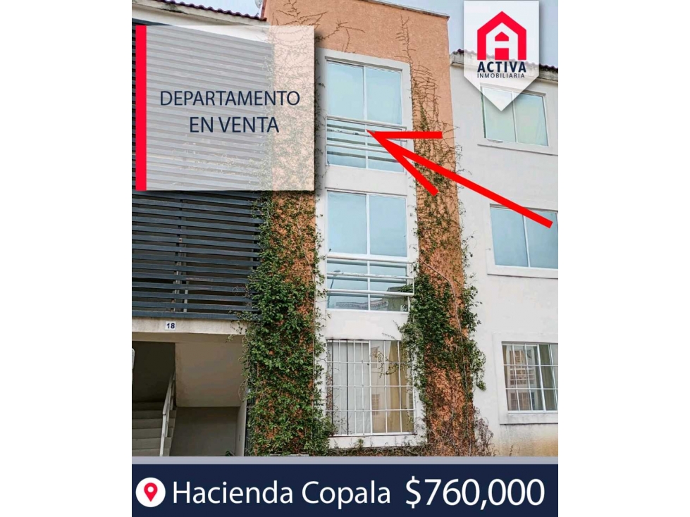 Depto en Hacienda Copala, Zapopan - 1