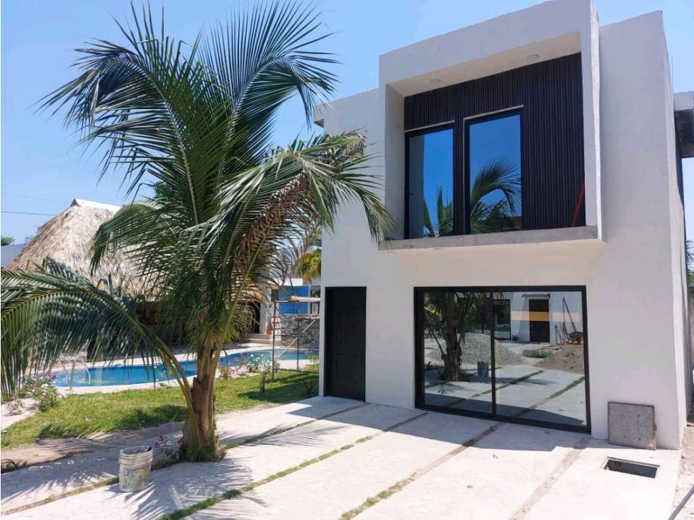 Casa Nueva en Venta 3 Recs 2.5 Baños Alberca Común Medllin y Pigua
