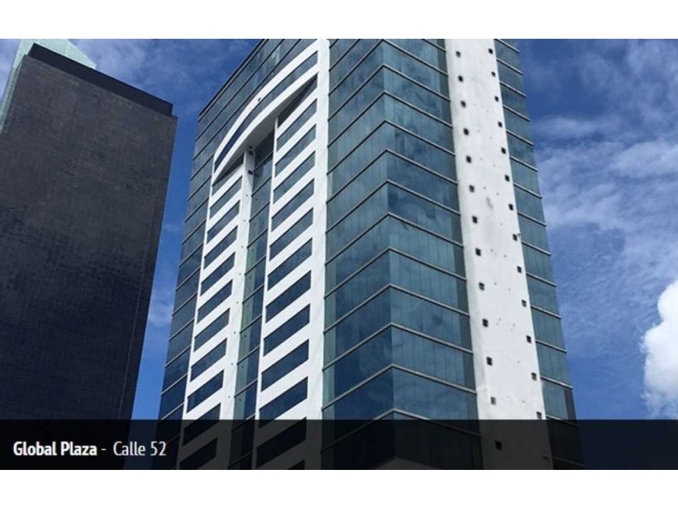 EN ALQUILER OFICINA EN GLOBAL PLAZA CALLE 50 358 M2 — foto 2