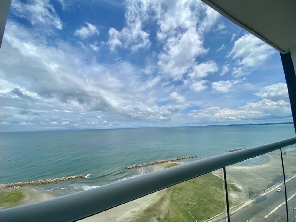 En RENTA! Apartamento Amoblado con vista al mar en el Cabrero!