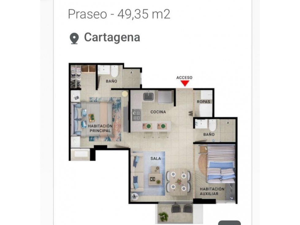 EN RENTA!Apartamento en Praseo Serena del Mar! — foto 6
