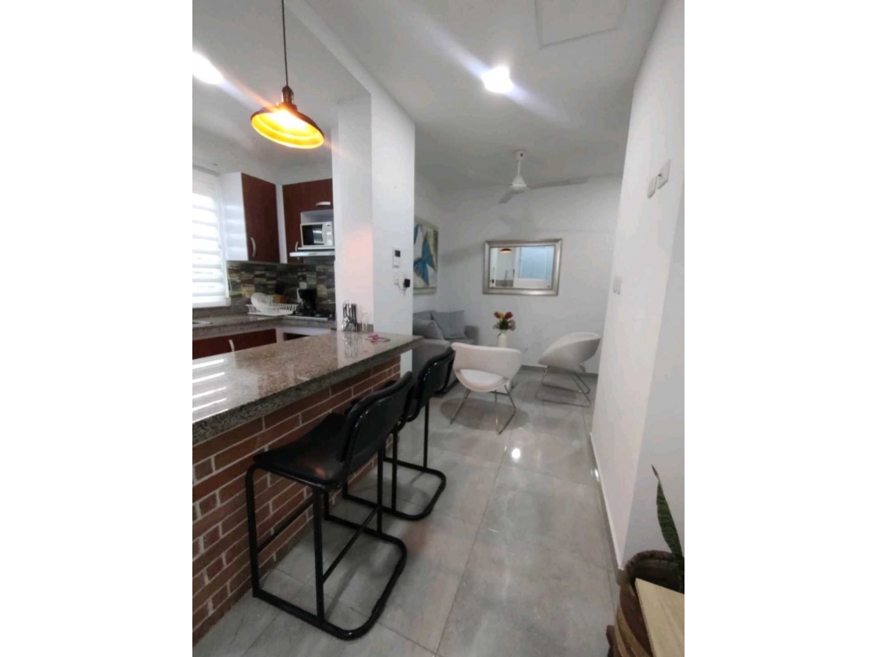 Aparta estudio amoblado en arriendo , solo temporadas largas