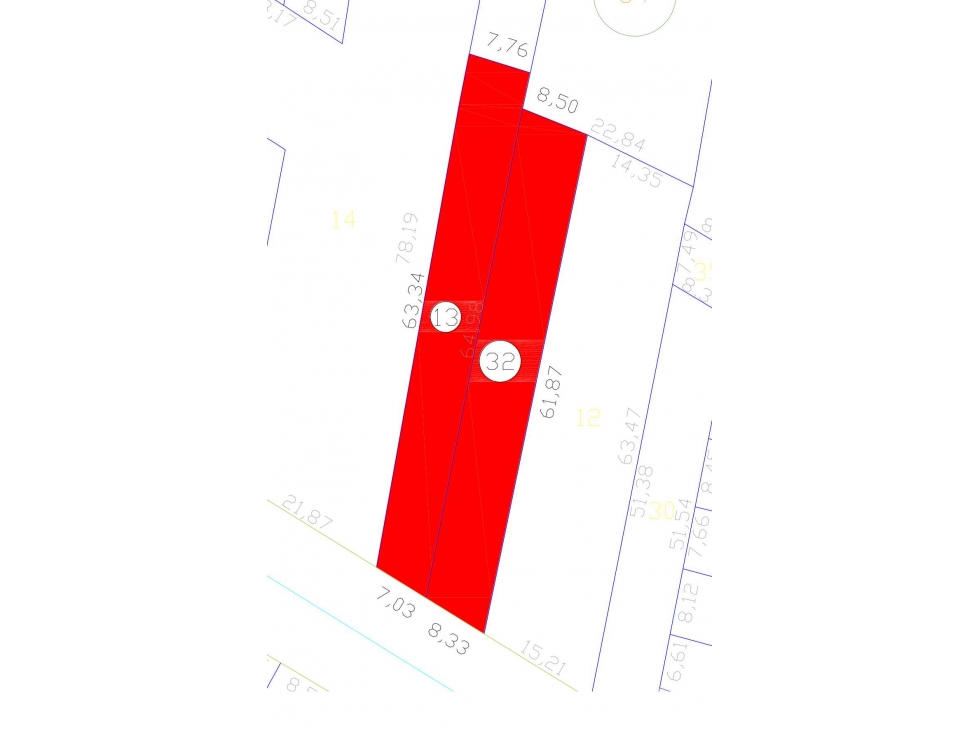 EN VENTA 2 TERRENOS Z/ MERCADO 4, TOTAL 937 m2 - 2