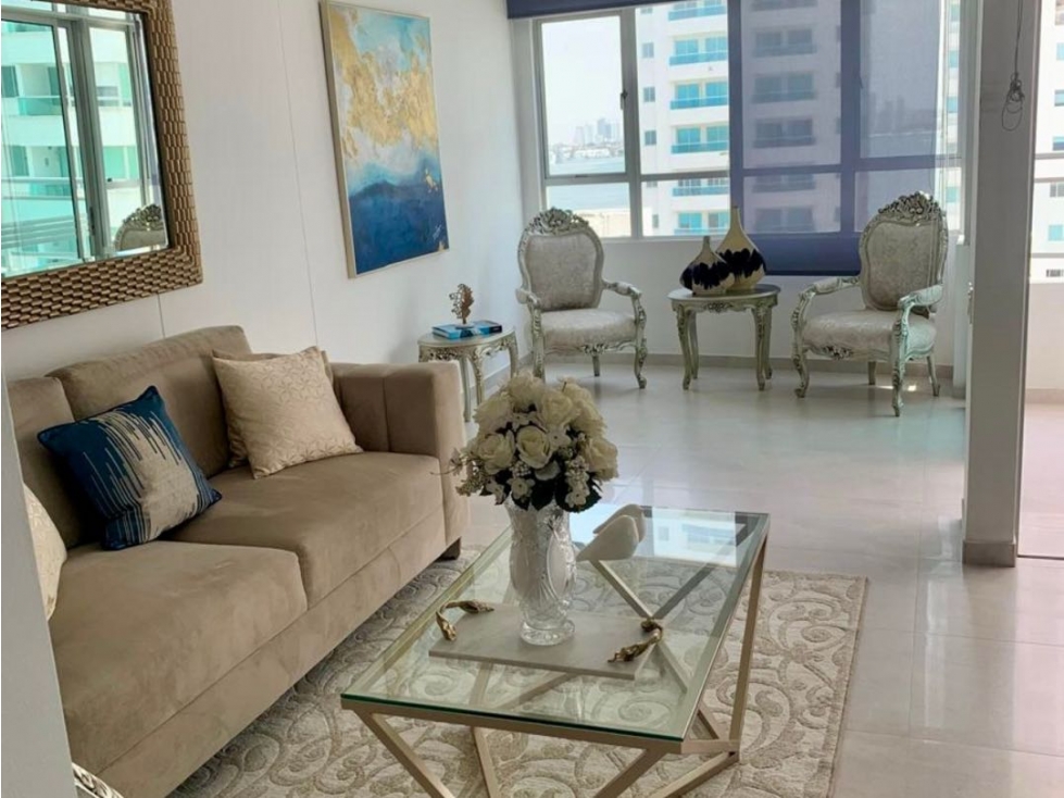 EN VENTA APARTAMENTO 3 ALCOBAS EN CASTILLOGRANDE, CARTAGENA