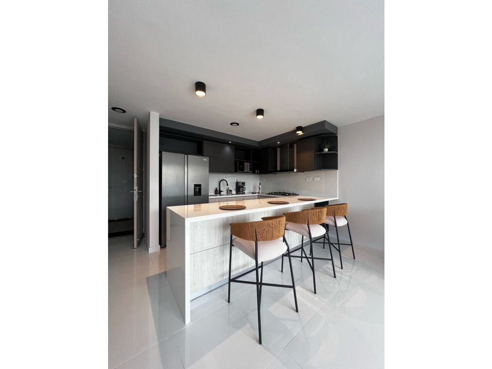 En venta apartamento amoblado en Lago Alto - Barranquilla
