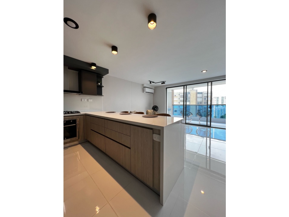 En venta apartamento amoblado en Lago Alto - Barranquilla — foto 2