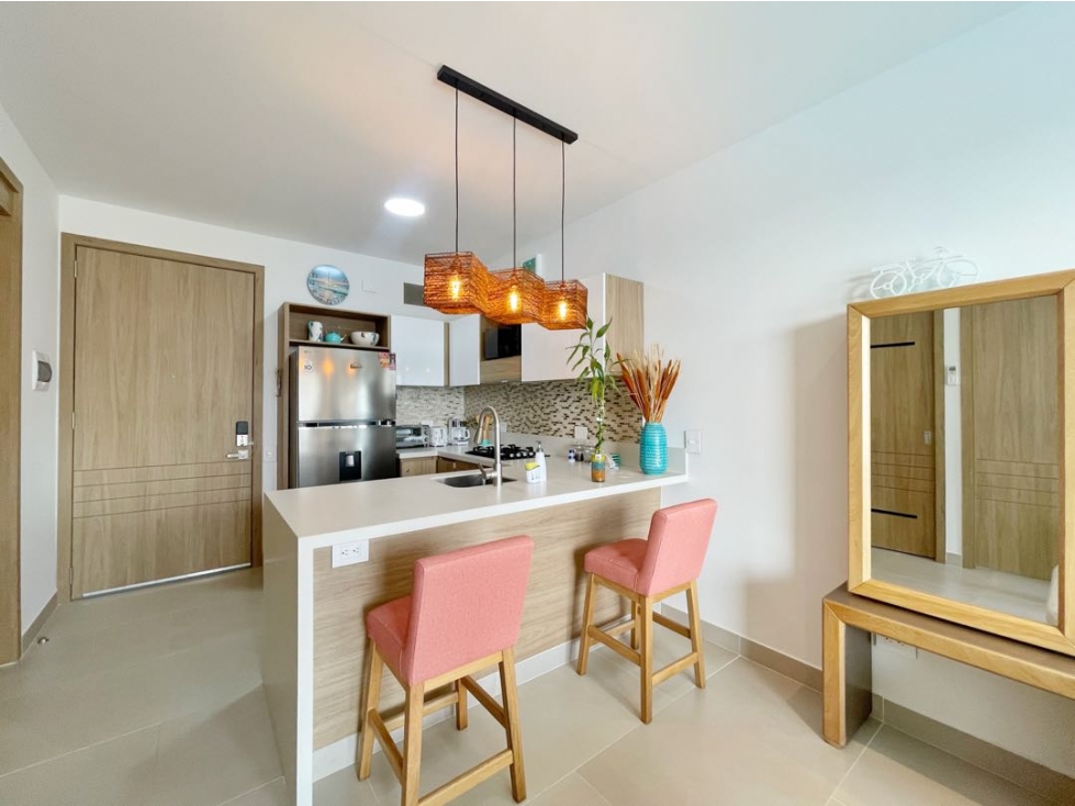 EN VENTA apartamento amoblado 1 ALC BAIA KRISTAL con vista a la Laguna — foto 6