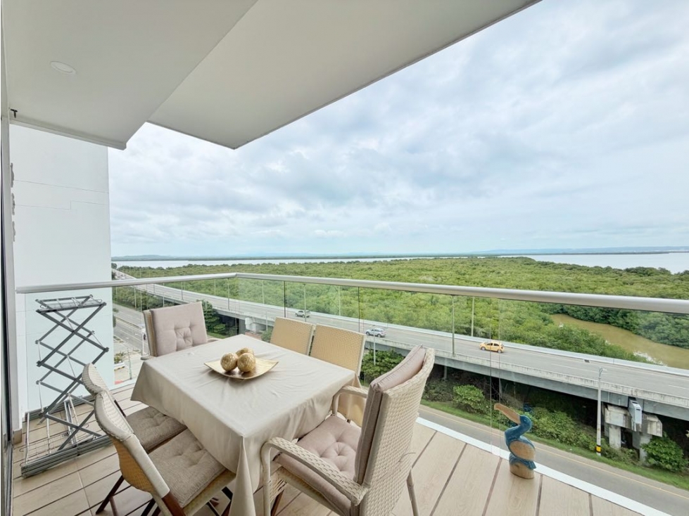 EN VENTA apartamento AMOBLADO 2 alcobas | Murano Beach La Boquilla — foto 3