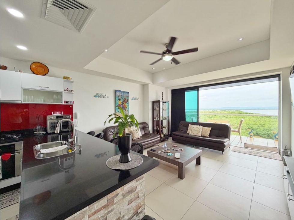 EN VENTA apartamento AMOBLADO 2 alcobas | Murano Beach La Boquilla