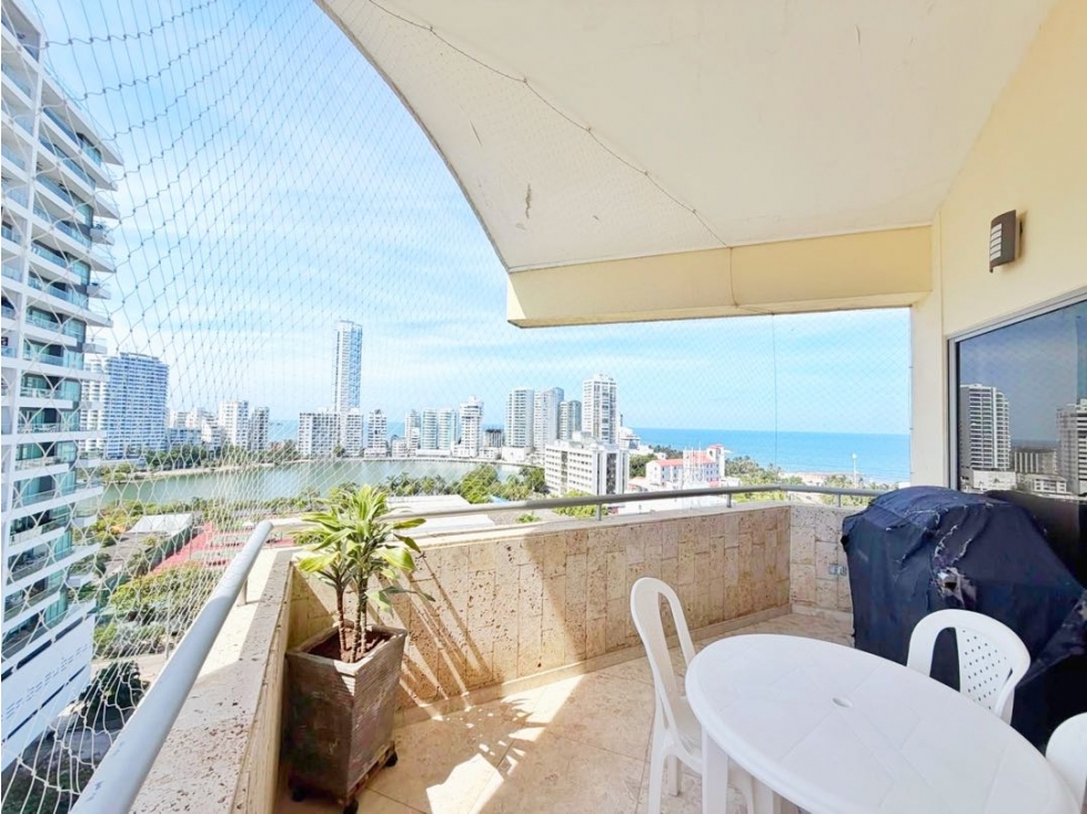 En venta! Apartamento con vista al mar en bocagrande !