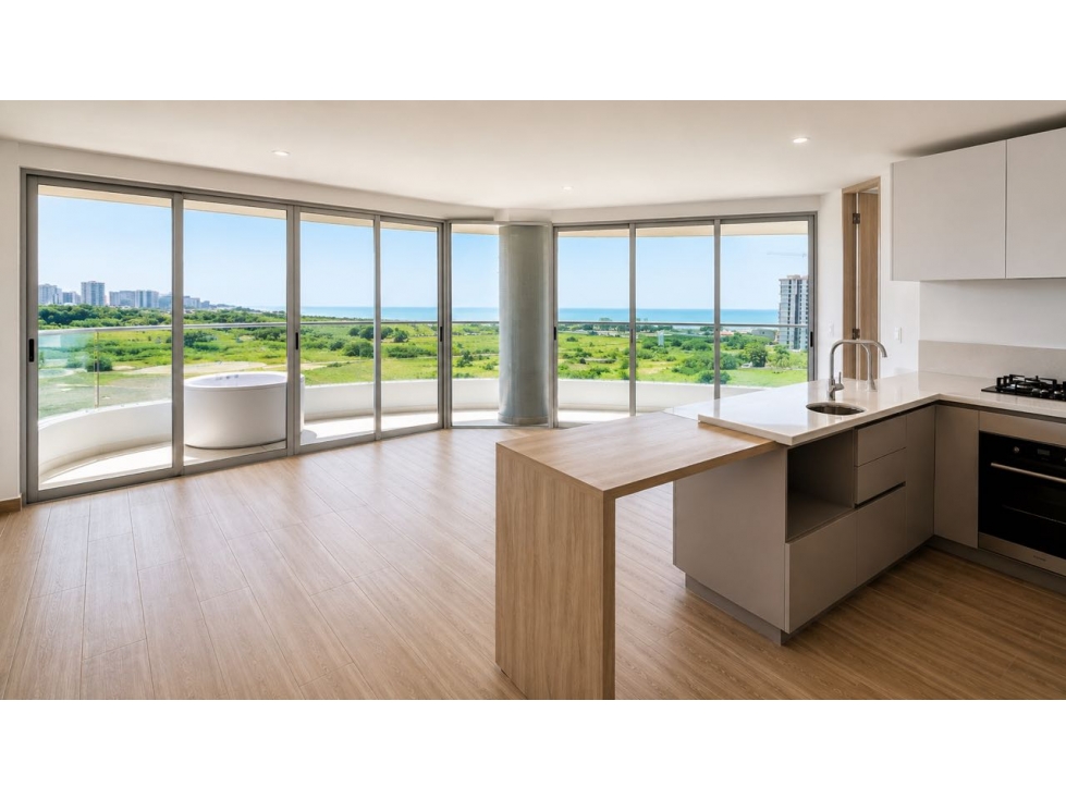 En venta Apartamento de 102 m² | 3 habitaciones | Vista al mar — foto 3