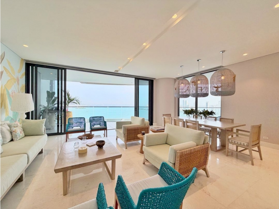 EN VENTA apartamento DE LUJO en Portomarine Bocagrande Cartagena