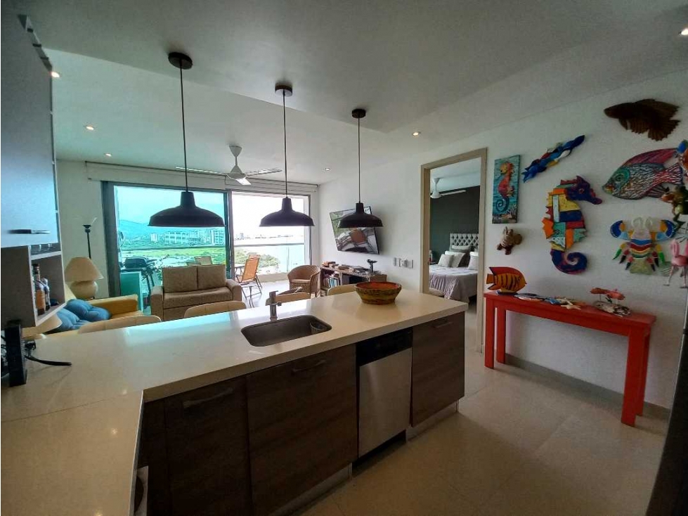 En Venta apartamento de una habitación con excelente vista Pozos Color — foto 2