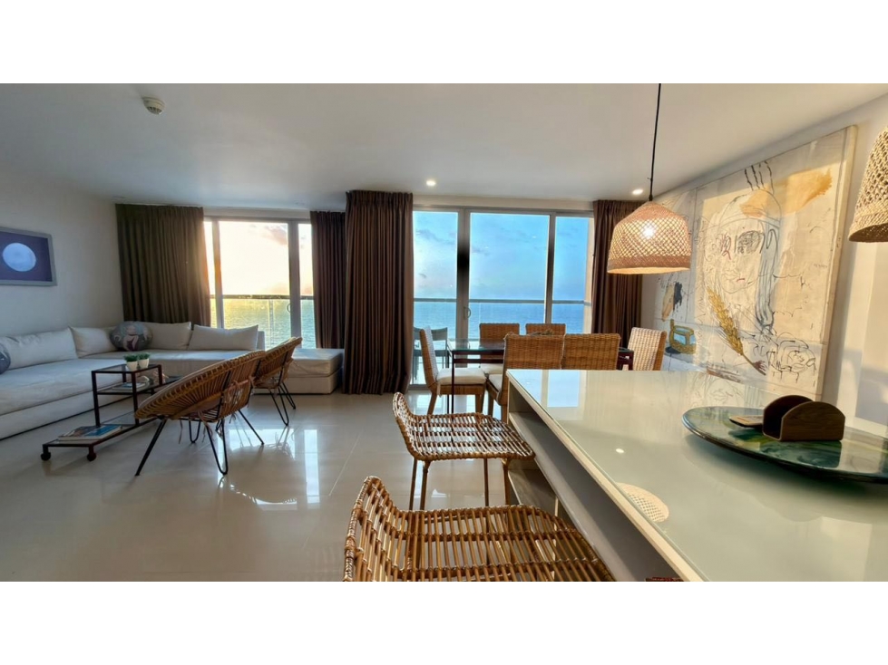 EN VENTA APARTAMENTO DUPLEX EN BOCAGRANDE - EDIFICIO MORROS CITY