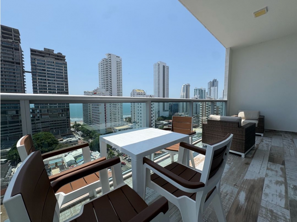En venta apartamento en infinitum bocagrande uso turístico!!