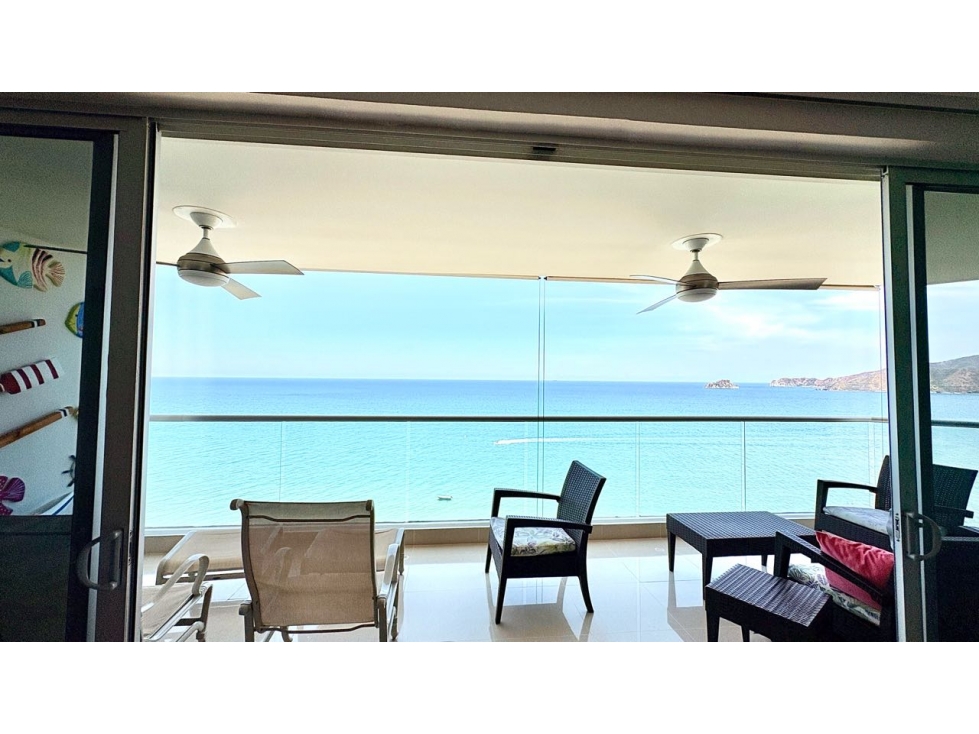 EN VENTA APARTAMENTO FRENTE AL MAR EN PLAYA SALGUERO - SANTA MARTA — foto 3