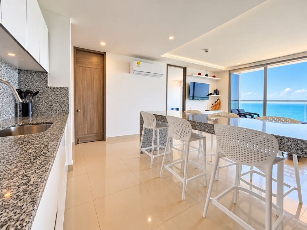 EN VENTA APARTAMENTO TURSITICO EN BOCAGRANDE - EDIFICIO MORROS CITY - 5