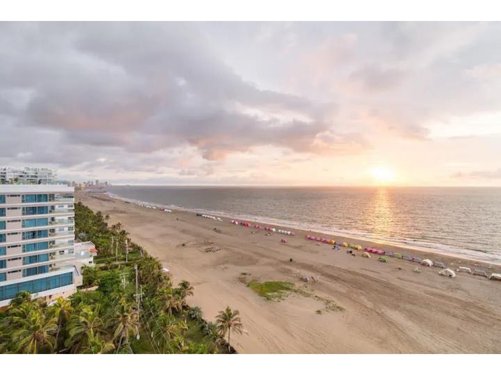 EN VENTA! apartamento TURÍSTICO con vista directa al mar!Morros ctg