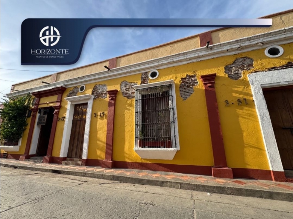 EN VENTA CASA CON HOTEL EN EN EÑ CENTRO HISTÓRICO BAHÍA DE SANTA MARTA