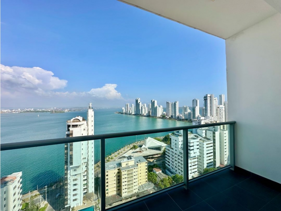 EN VENTA EN CARTAGENA HERMOSO APARTAMENTO FRENTE A LA BAHIA USO MIXTO