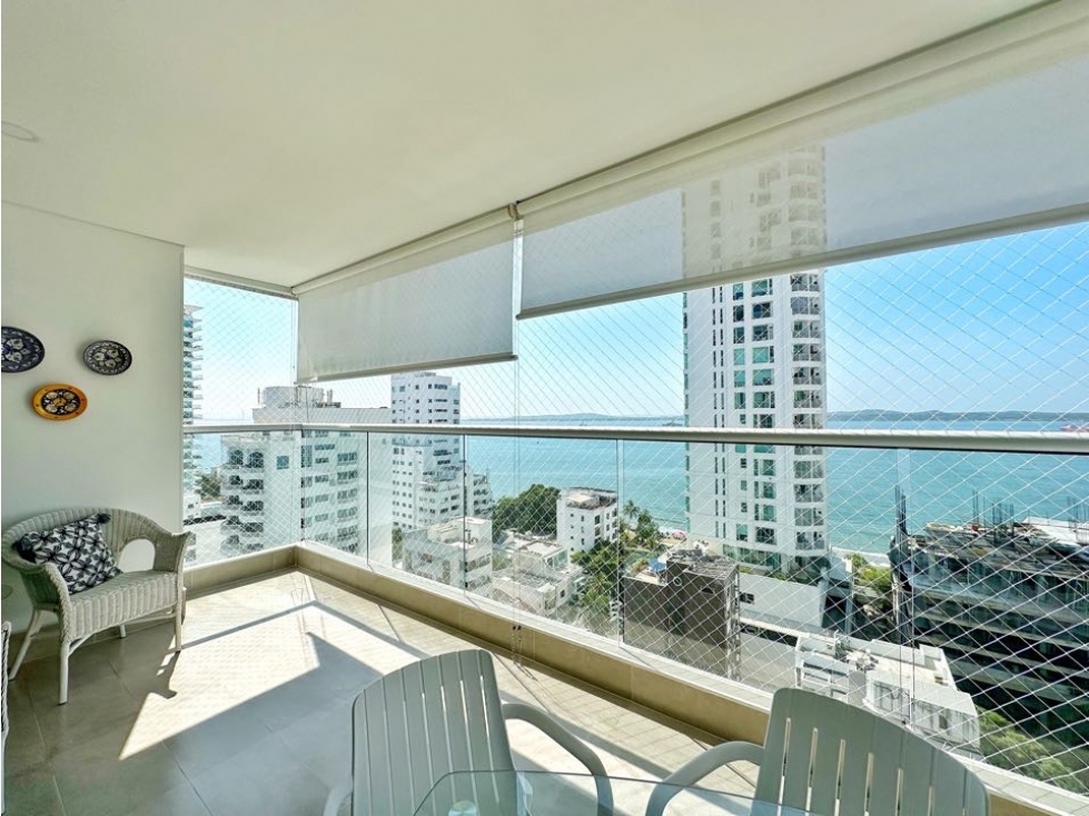 En venta espectacular apartamento con vista al mar!En Castillogrande
