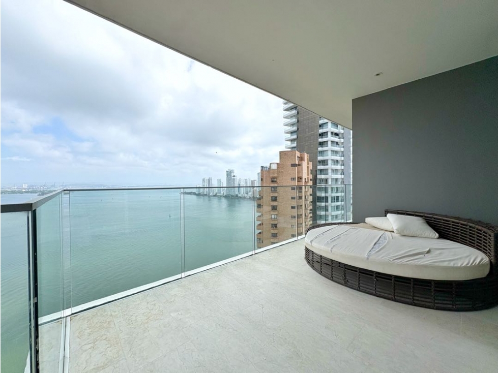 Exclusivo apartamento de lujo en bocagrande_vista frontal a la bahia — foto 3