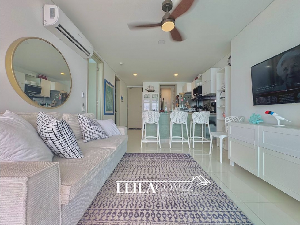 En Venta Hermoso apartamento Frente al Mar bocagrande Primera línea — foto 5