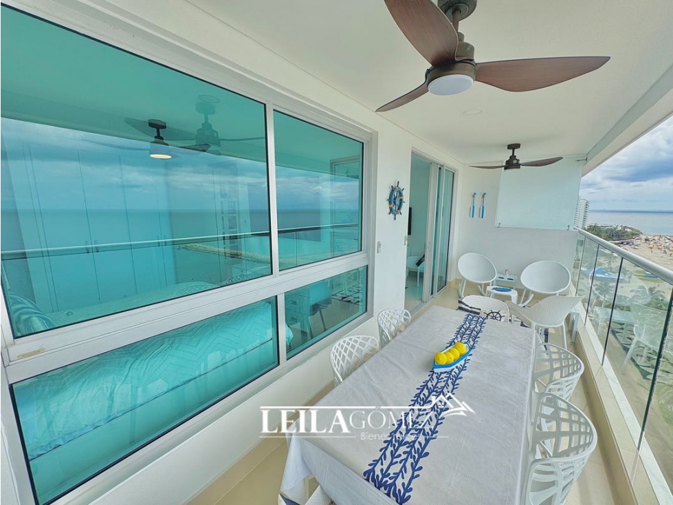 En Venta Hermoso apartamento Frente al Mar bocagrande Primera línea — foto 6