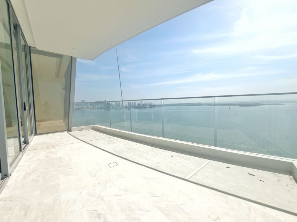 EN VENTA LUJOSO APARTAMENTO EN VENTA SOBRE LA BAHÍA BOCAGRANDE !