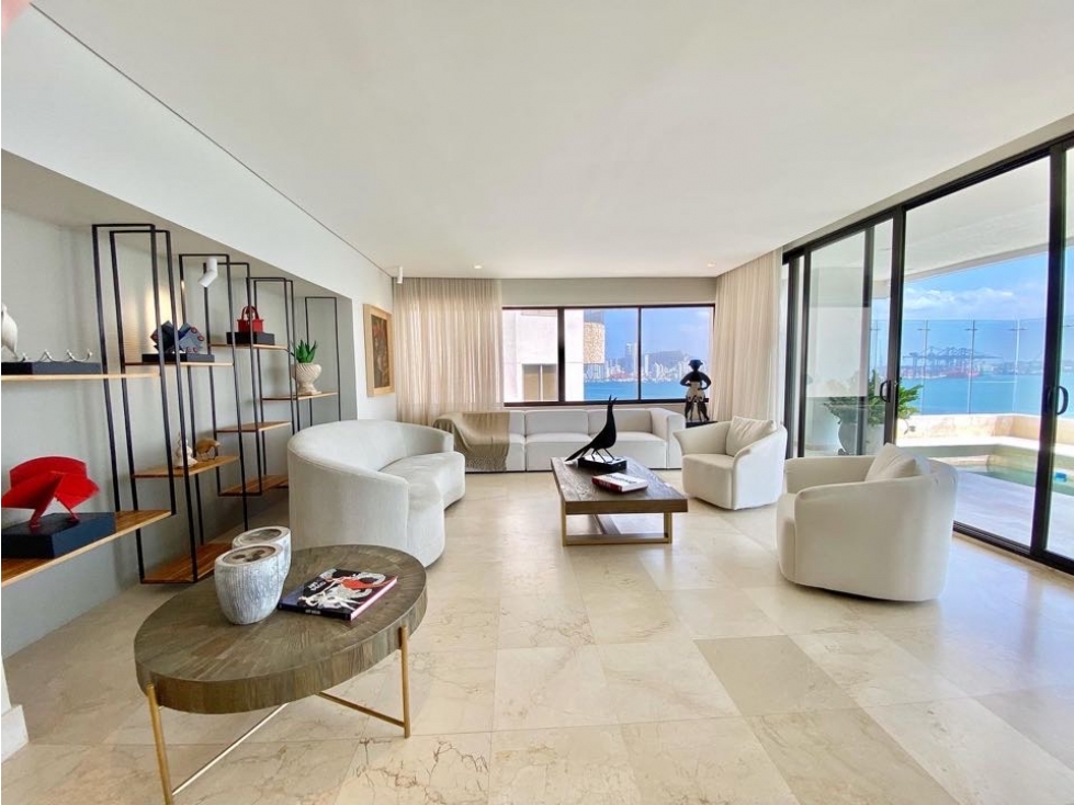 En VENTA! Pent House en Bocagrande! Con Vista a la Bahía!