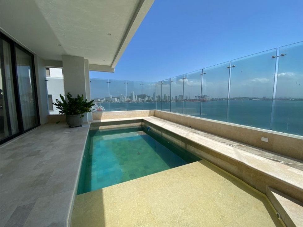 En VENTA! Pent House en Bocagrande! Con Vista a la Bahía! — foto 4