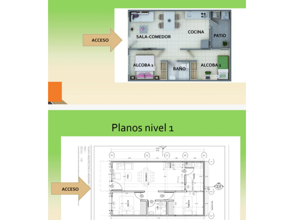 EN VENTA PROYECTO SOBRE PLANOS CASAS VIS DOSQUEBRADAS