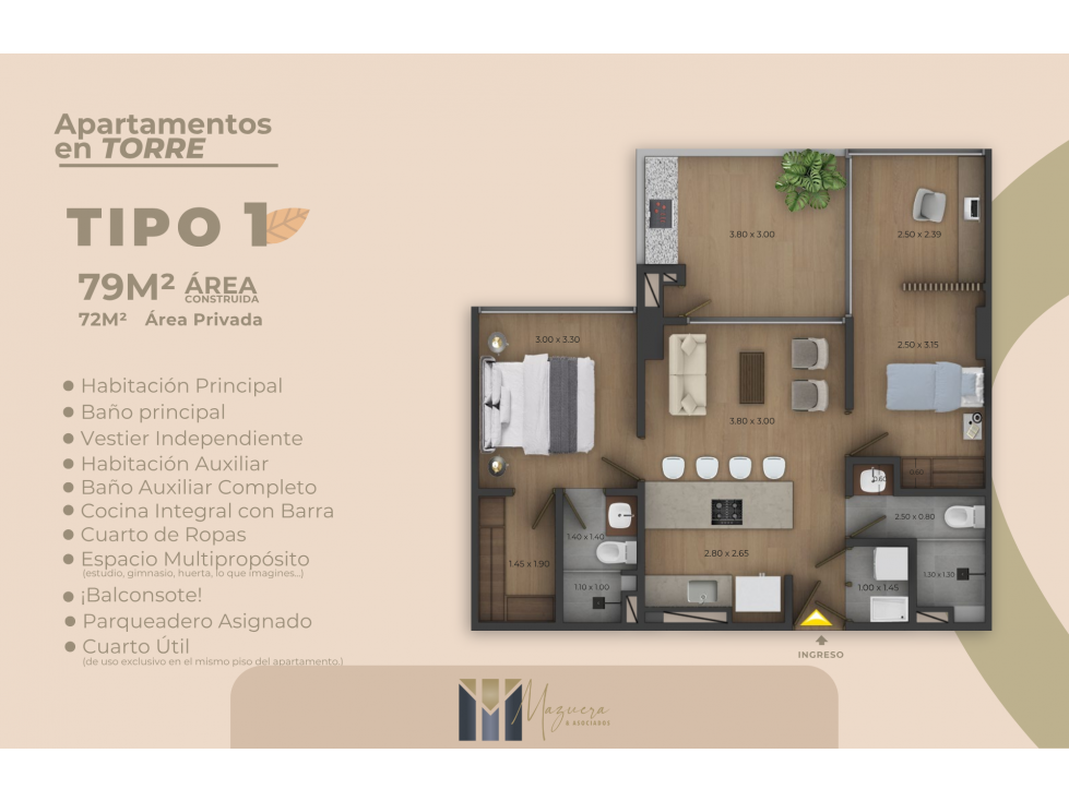 EN VENTA PROYECTO SOBRE PLANOS APARTAMENTOS CONDINA PEREIRA — foto 3