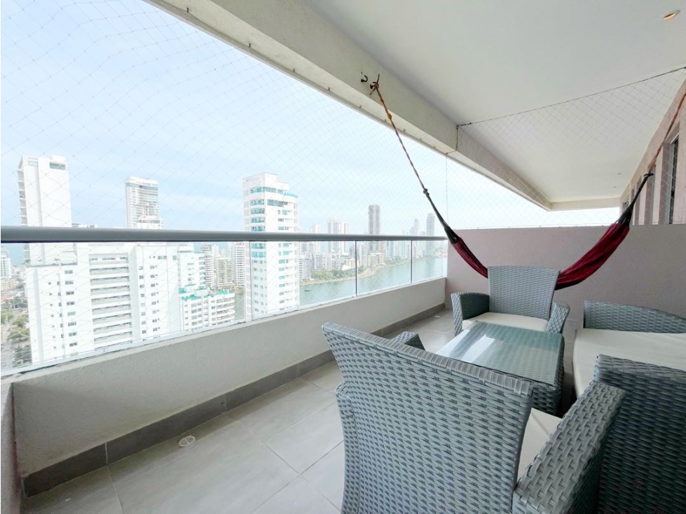 VENTA!APARTAMENTO MAR DE CRISTAL VISTA A BAHÍA EN CASTILLOGRANDE